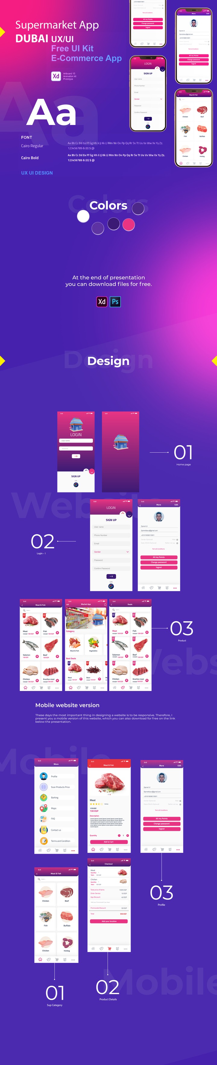 UI Kit with Animate E-Commerce Application