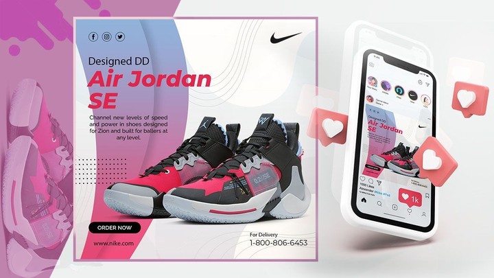 Post Insta Nike Air Jordan ADS
