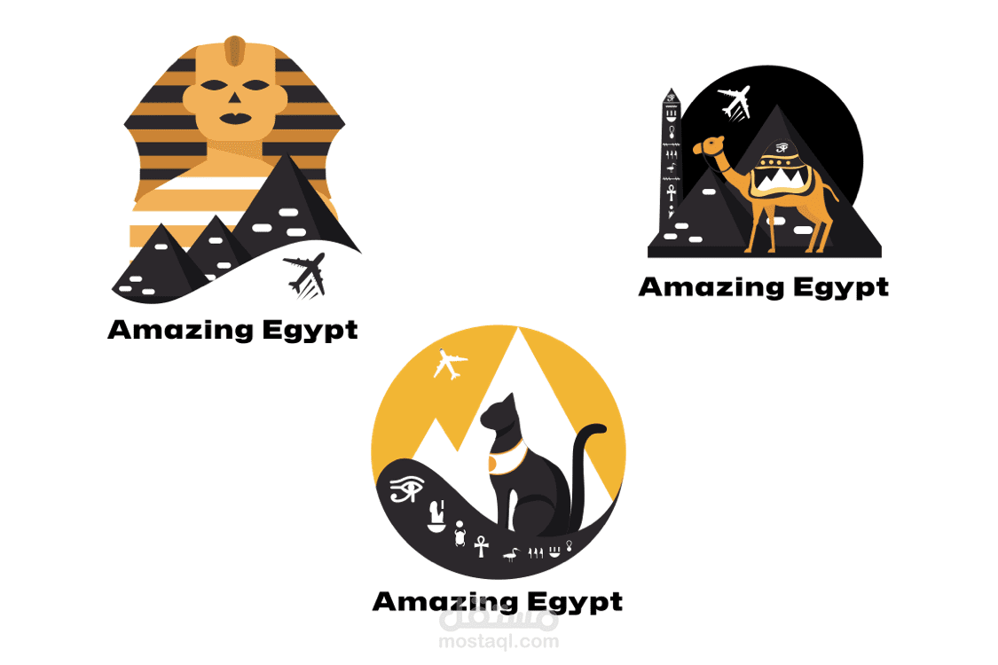 تصميم شعار amazing Egypt