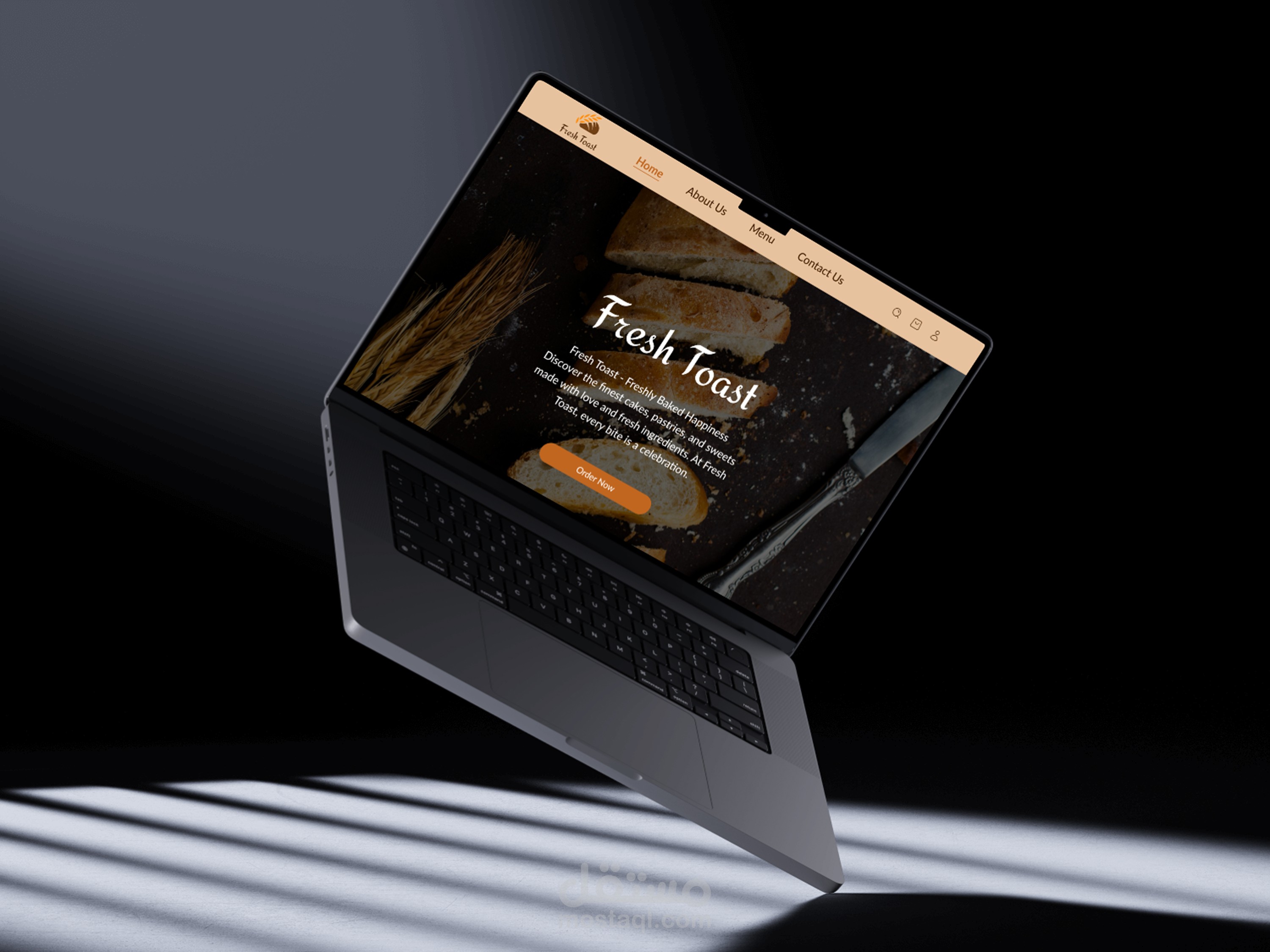 تصميم UI/UX - موقع ويب لشراء المخبوزات والحلويات الطازجة - Fresh Toast