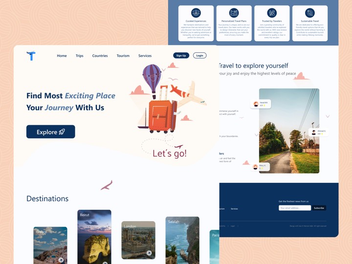 Travel Landing Page