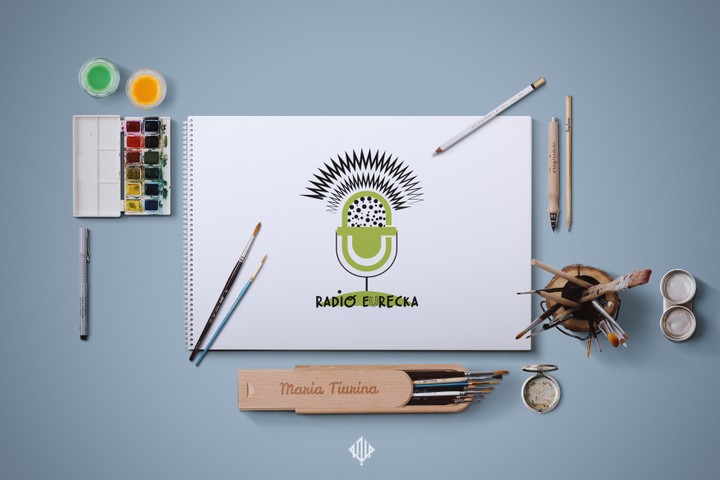 Radio Eureca Logo design