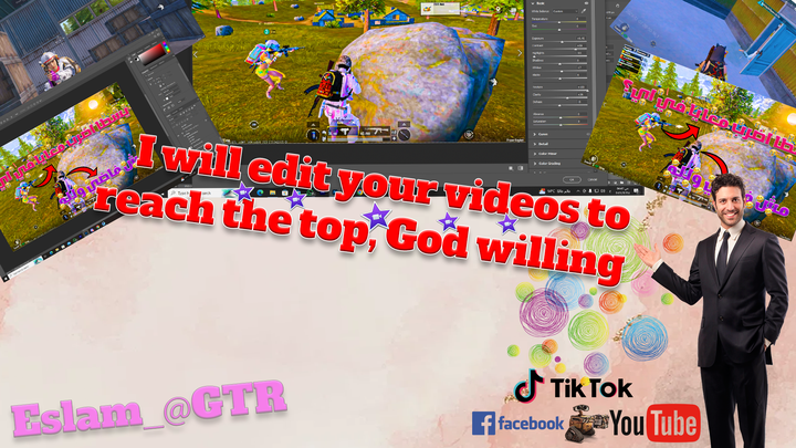 i will edit  your videos to reach the top, god willing