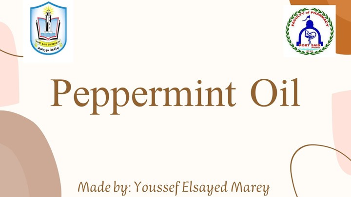 power point presentation (peppermint oil)