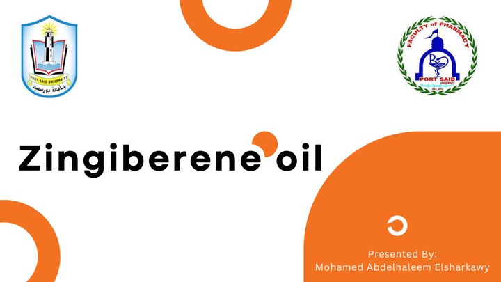 power point presentation (zingiberene oil)