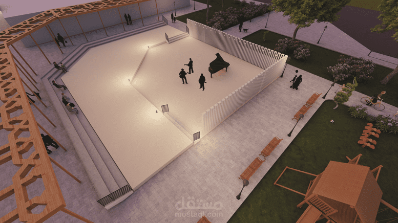 تصميم حدائق ومساحات خارجية مميزة بأسلوب احترافي – تصميم لاندسكيب 3D
