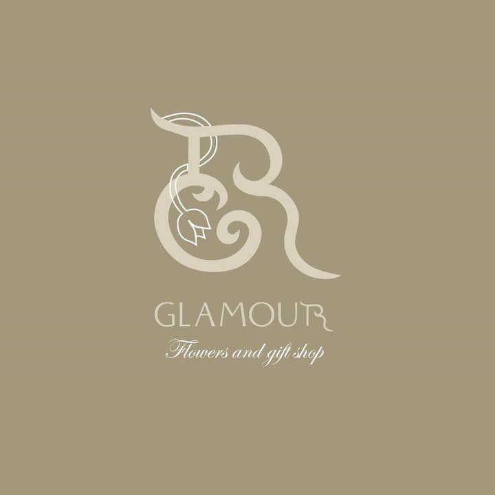 تصميم شعار (Glamour ) لمتجر ورد وهدايا