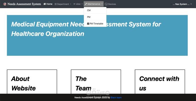 "MedEquipAssess" – نظام تقييم احتياجات المعدات الطبية للمؤسسات الصحية باستخدام Django وBootstrap
