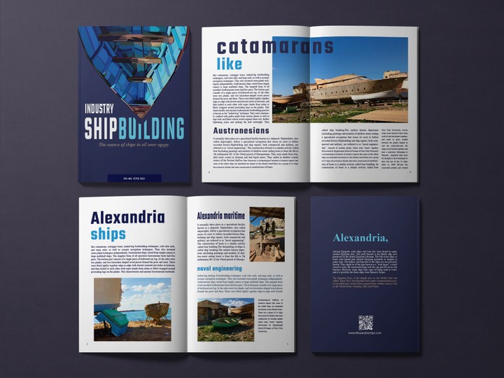 تصميم مجلة (SHIPBUILDING MAGAZINE)