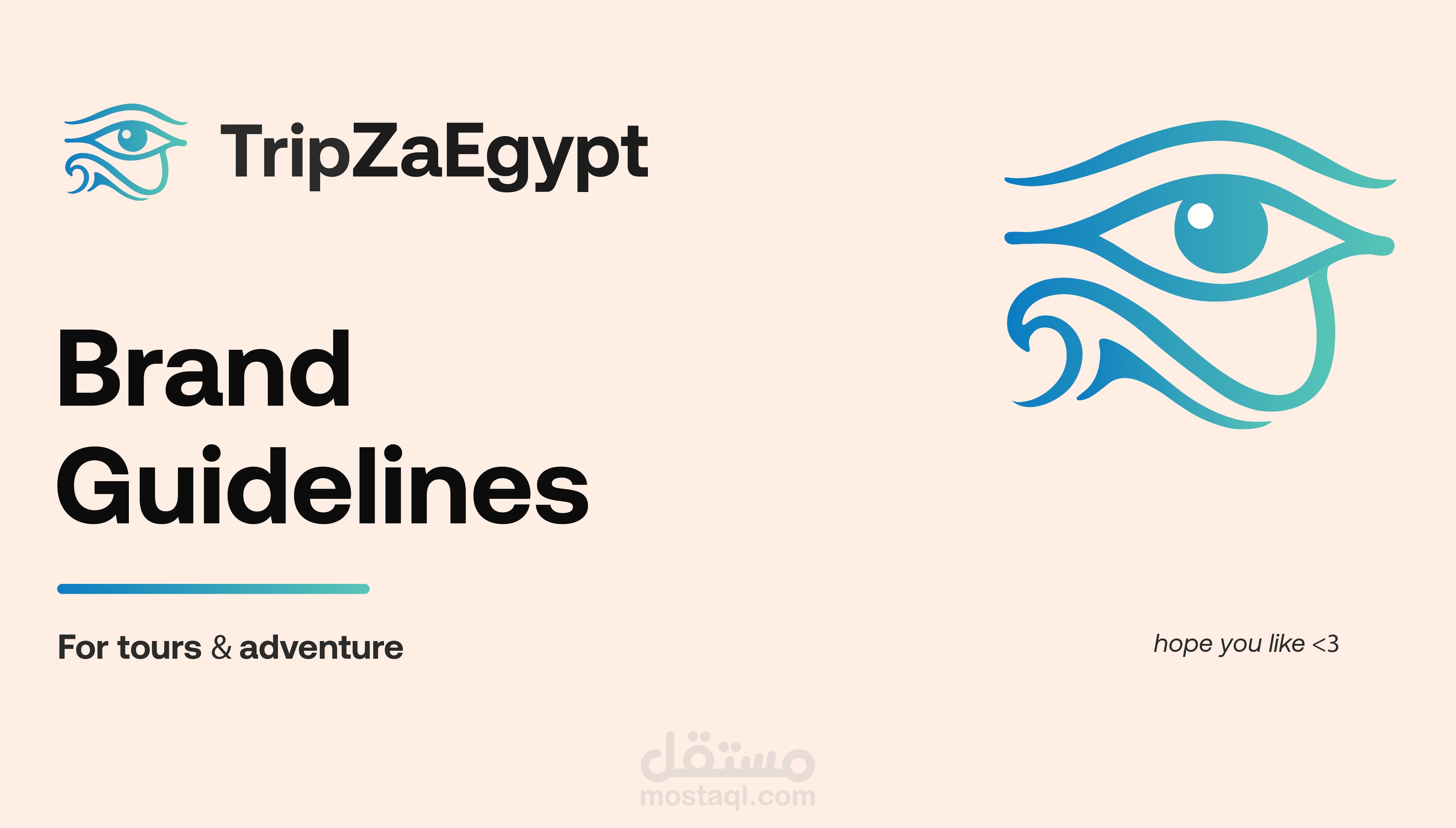 TripZaEgypt - brand identity