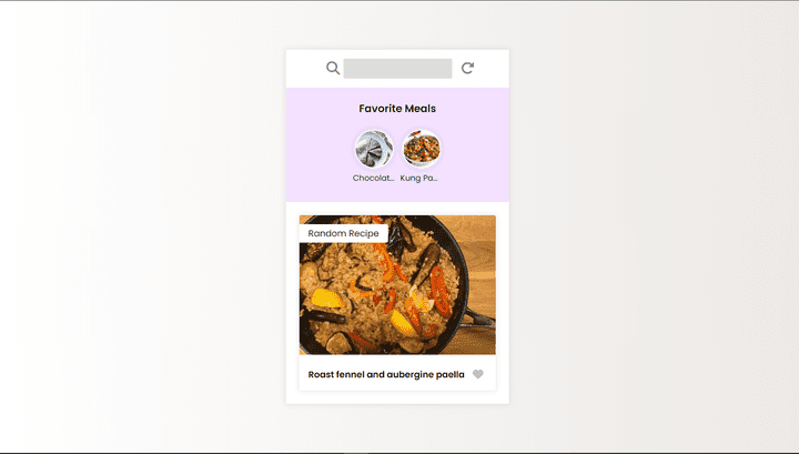 Simple Recipe App