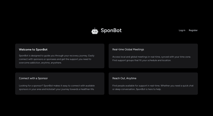 SponBot - منصة لدعم التعافي من الإدمان