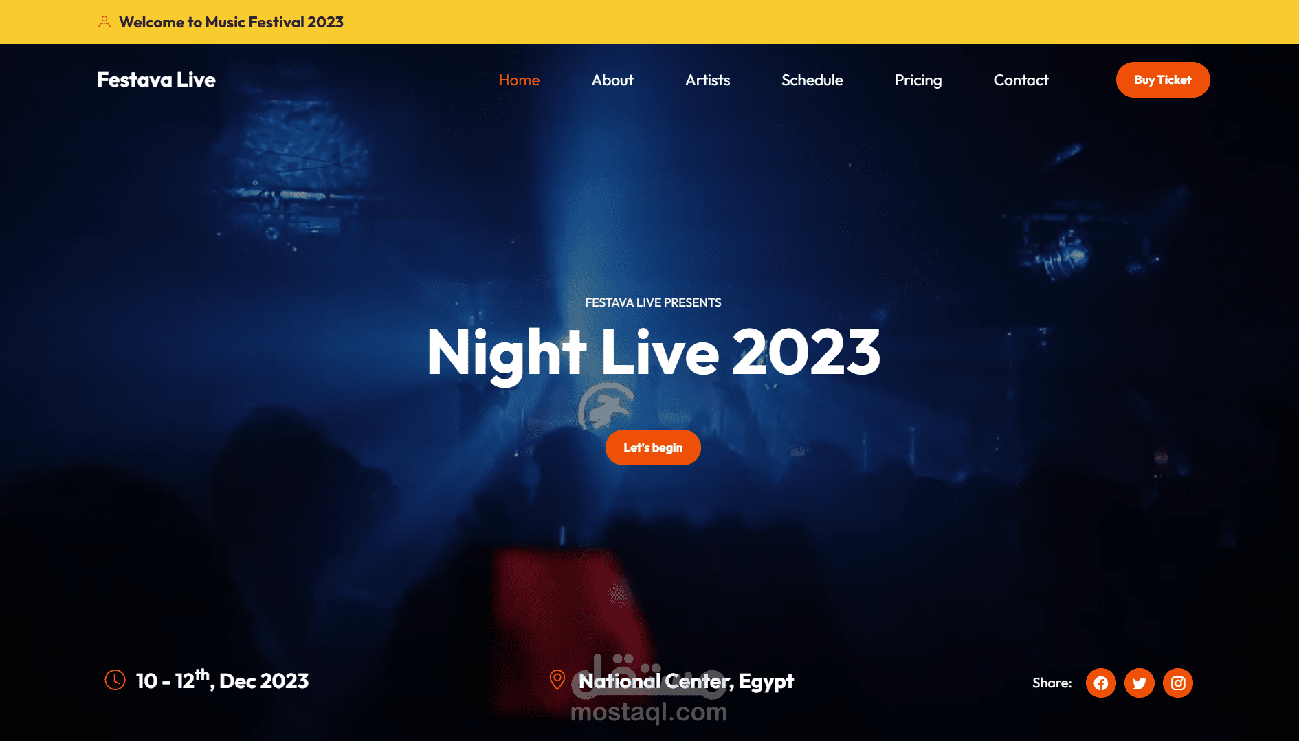 festava_live website