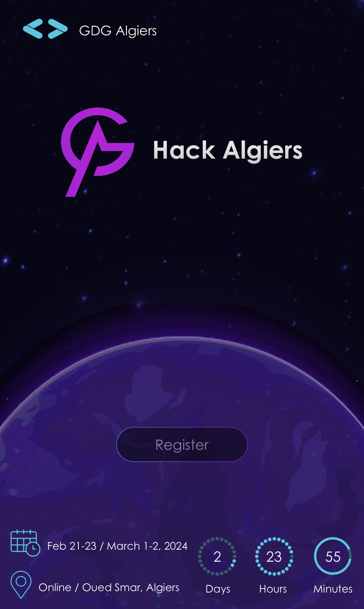 Hackathon website