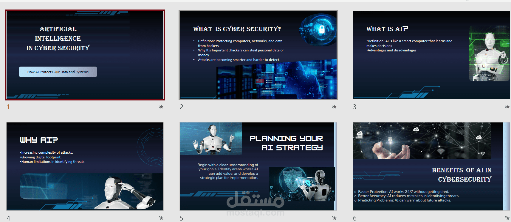 تأثير الذكاء الاصطناعي على الأمن السيبراني