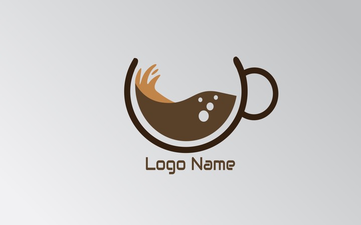 coffee logo template