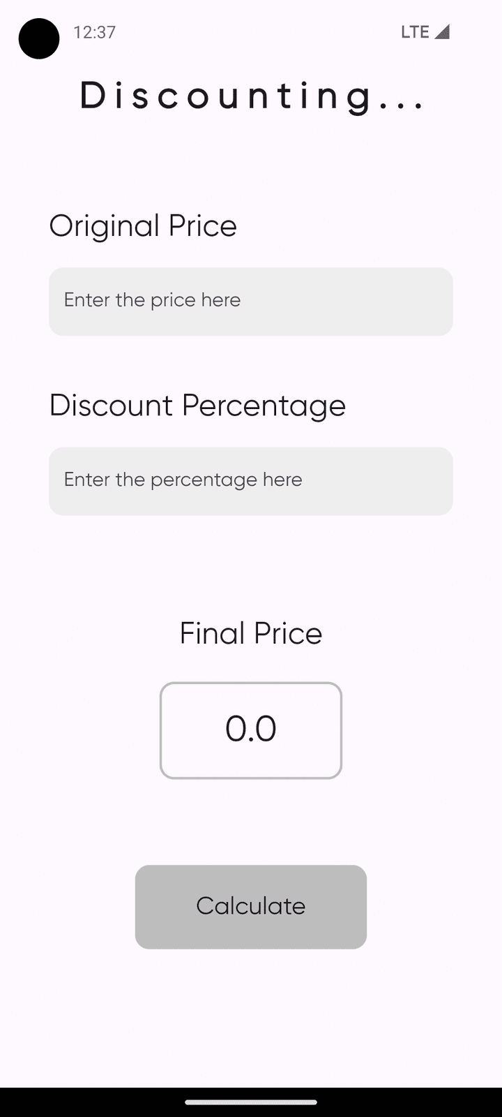 Discounting App