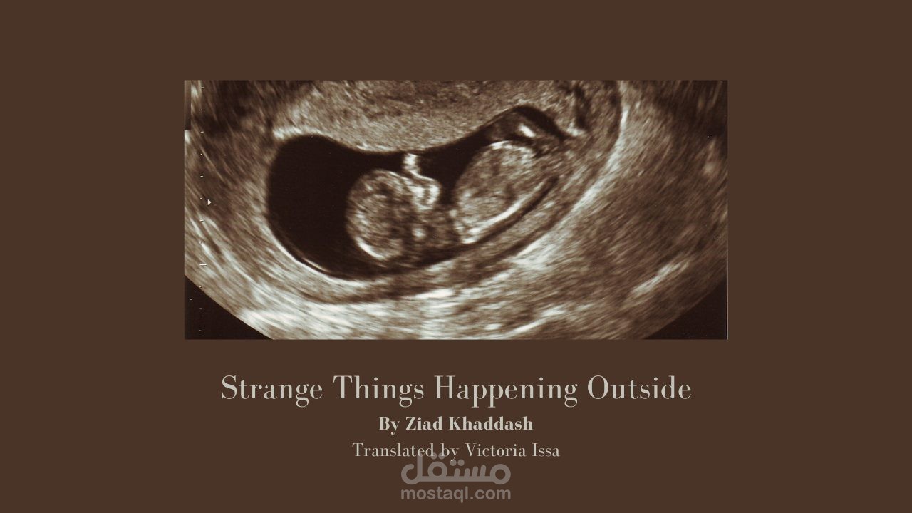 ترجمة مقال بعنوان "Strange Things Happening Outside"