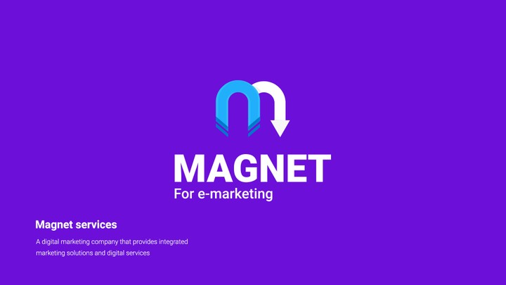 شعار لصالح شركة MAGENET.