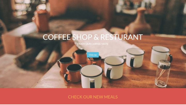 Restaurant WebTemplate