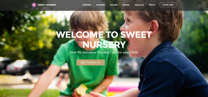 Pre-School Parallax Website