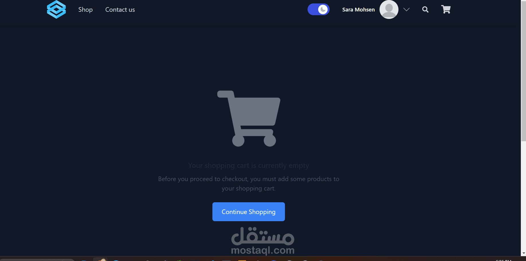e-commarce website