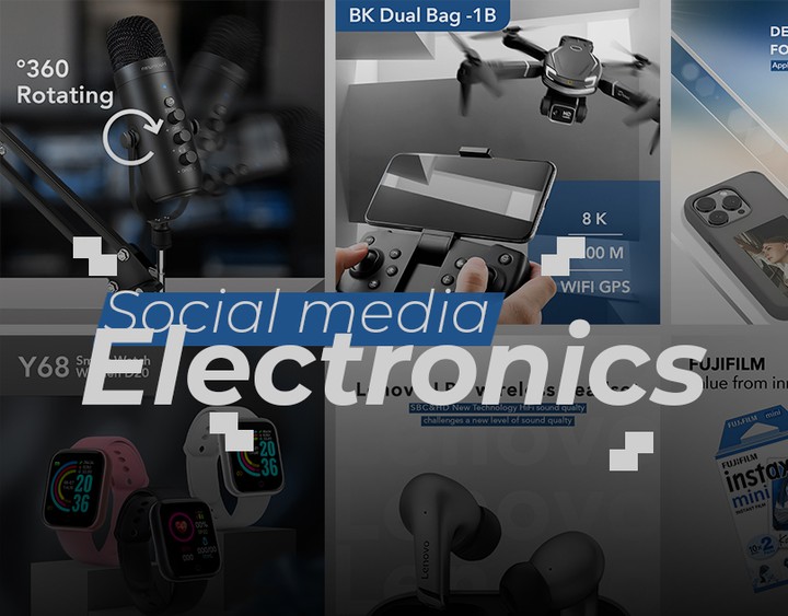 Social Media Poster Design for Electronics