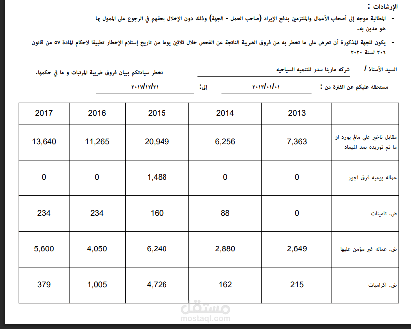 مكتب محاسب قانوني