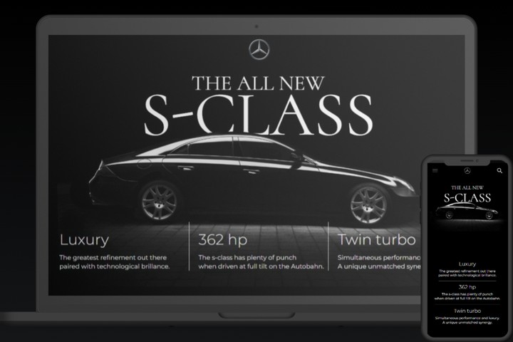 S-Class Website Redesign