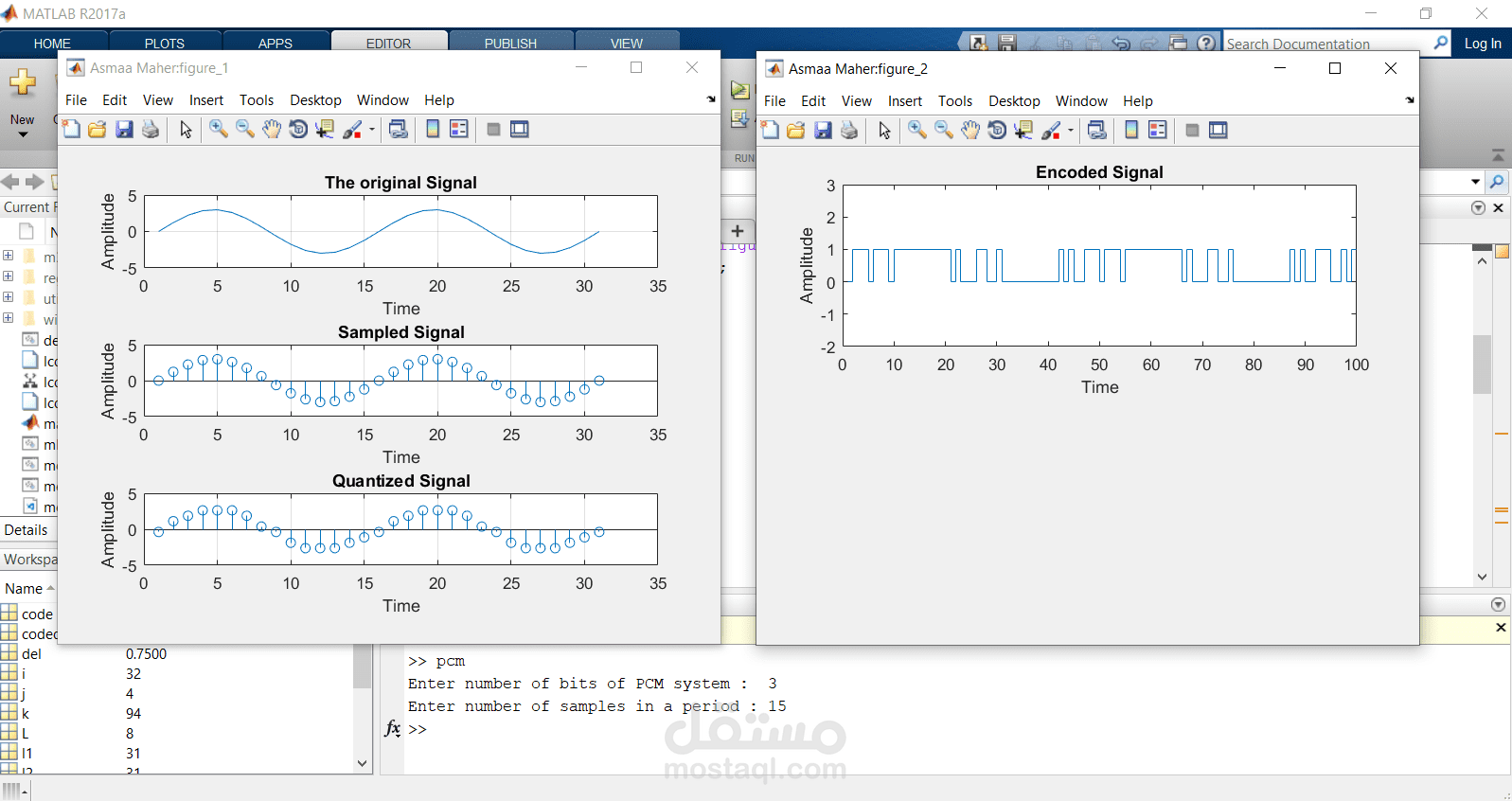 DSP or Communication techniques with MATLAB