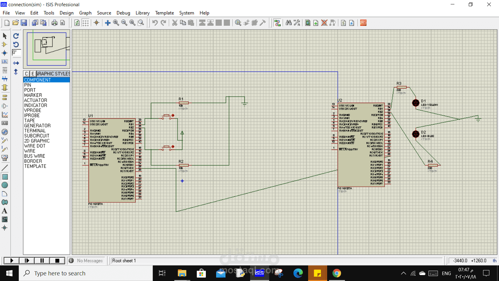 تصميم الدوائر الإلكترونية pic microcontroller