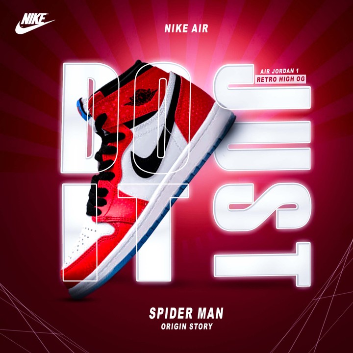 تصميم اعلان احترافي جديد لشركه "Nike"  عن طريق برنامج photoshop