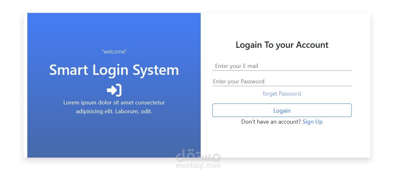 smart login system