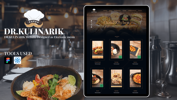 صفحة هبوط لمطعم landing page for restaurant