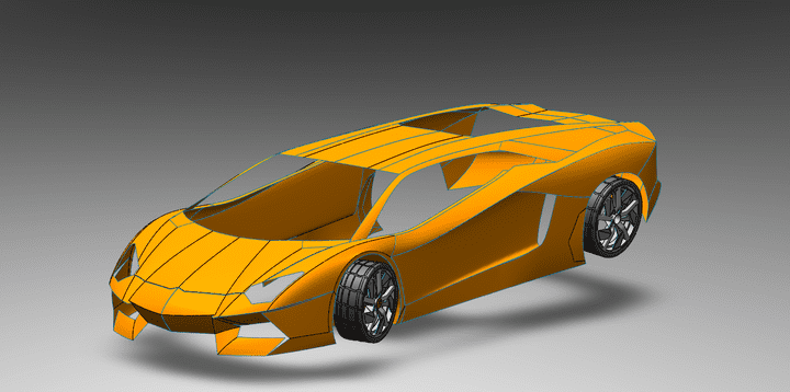 Lamborghini surfacing