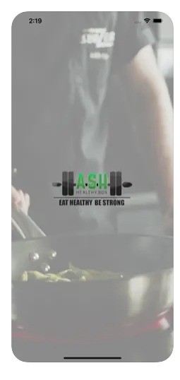 Ash Healthy Box/ تطبيق لطلب وجبات صحية