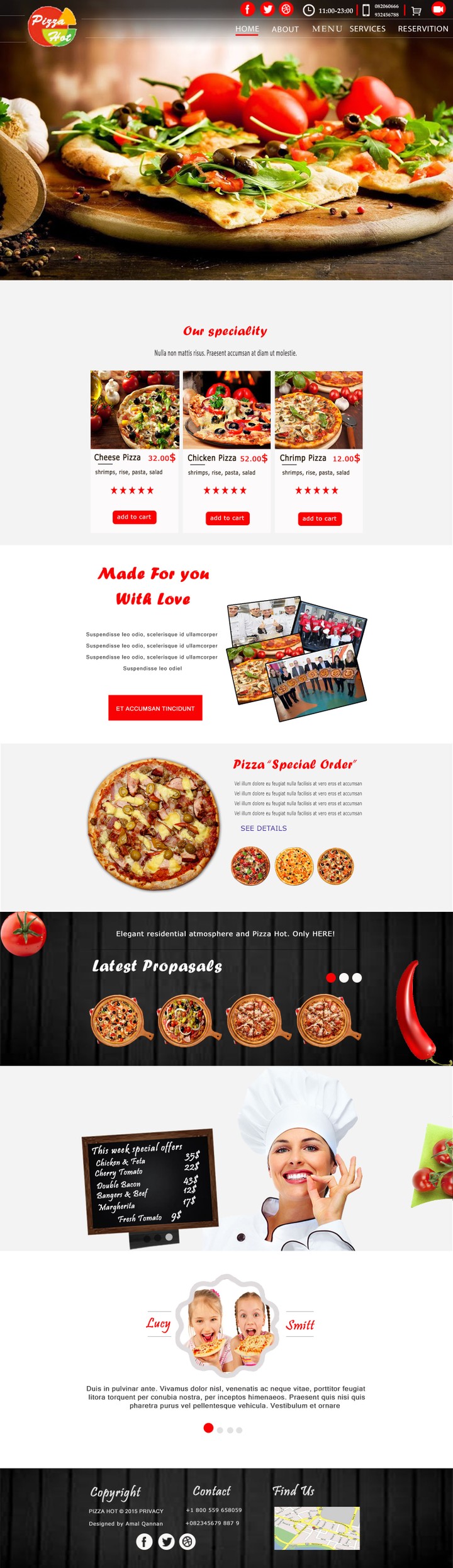 Pizza Hut Website 