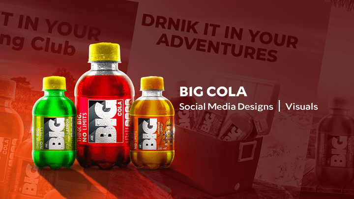 تصميمات سوشيال ميديا - BIG COLA