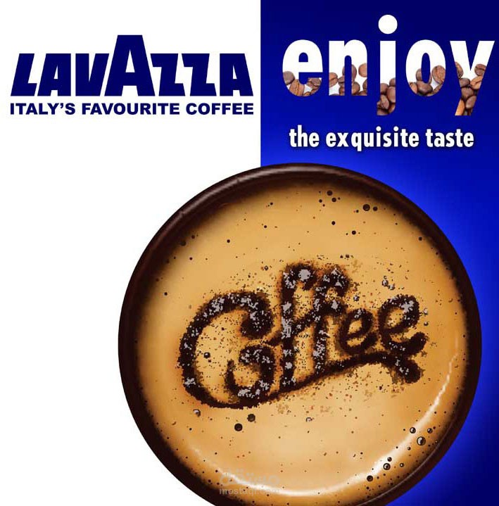 تصميمات دعائيّة للعلامة التجاريّة الكبيرة  "LAVAZZA" ..