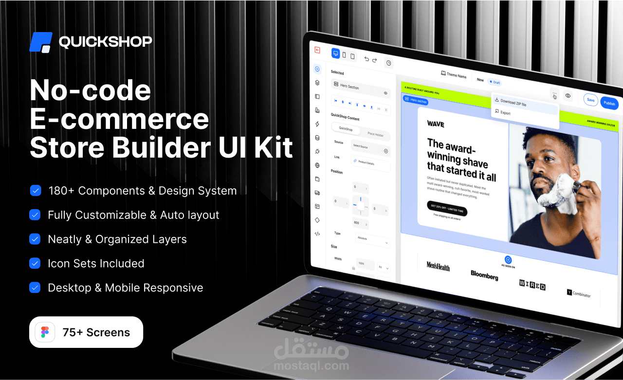 QuickShop No-code E-commerce Store Builder