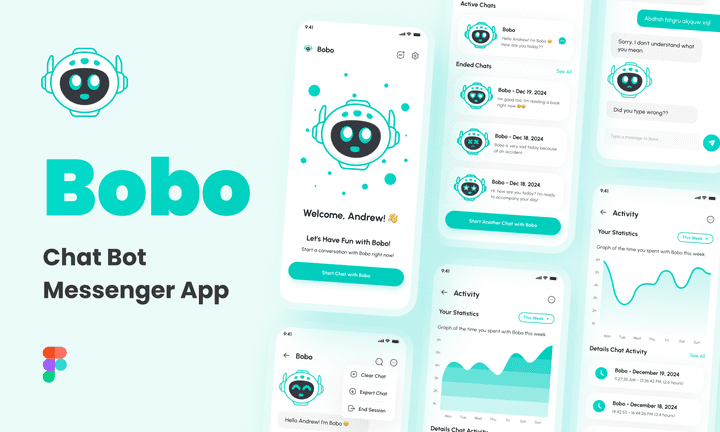 Bobo - ChatBot Messenger App UI Kit