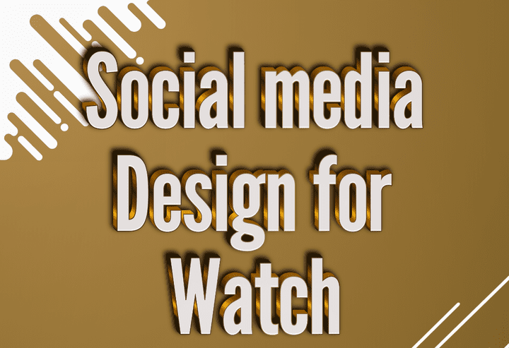 Social media design for watch