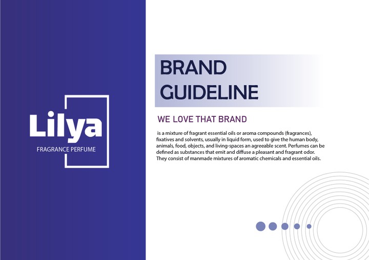 Lilya Perfume logo brand guideline