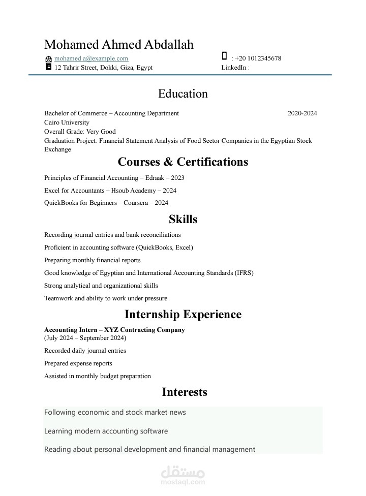 resume