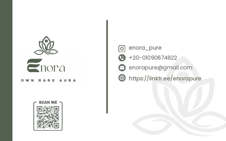 تصميم كارت العمل – Enora
