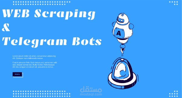 سكريبتات بايثون (WebScraping) و (Telegram Bots)