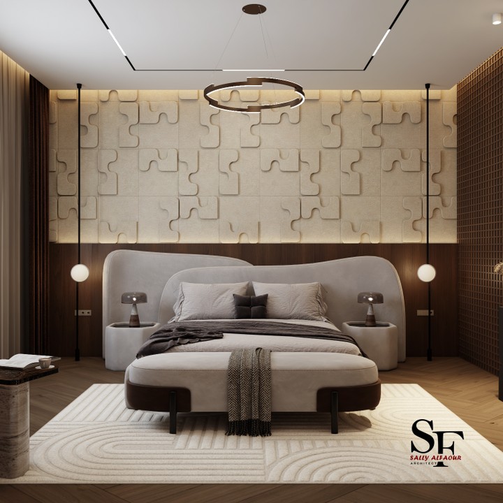 تصميم ديكور غرفة نوم ماستر