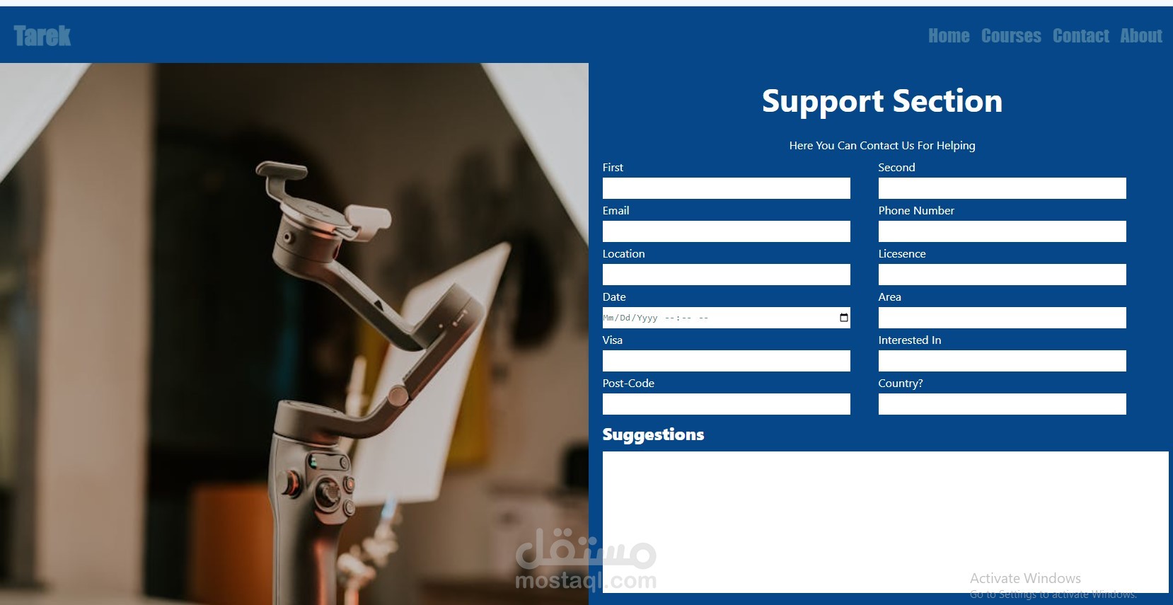 Modern Responsive Website