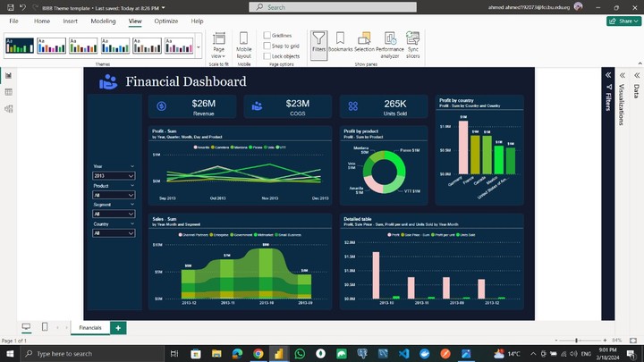 Financial Dashboard