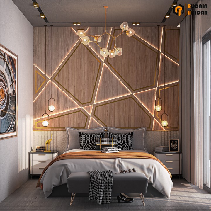 Modern Bedroom By 3Dsmax & V-Ray